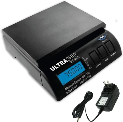 Ultraship 75 Lb Digital Shipping & Kitchen Scale - Accurate & Easy to Use