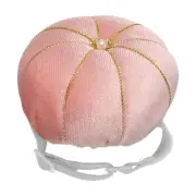 Wrist Pin Cushion Wristband Sewing Pincushion Polyester Pin Holder, Pink