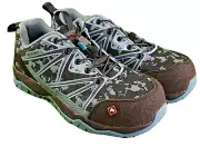 Merrell Womens Work Shoes Fullbench CT SR OR EH Blue Camo Composite Toe Sz 6 M
