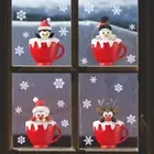 Snowflake Electrostatic Decals Wall Electrostatic Stickers Christmas
