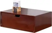 HSTBLEOO Multi-Layer Drawer Storage Box, Solid Wood Flat File Cabinet, A4 Treatment Storage Cabinet for Home Desktop Office(Color:C,Size:1 Drawer)