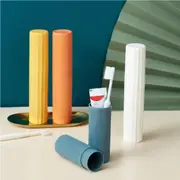 4 Pack Simple Toothbrush Storage Case Travel Portable Toiletry Cup Brushing Cup