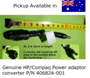 Geniune HP/Compaq laptop Power Adapter Converter old plug to black tipped plug