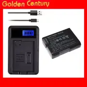 Battery and Charger for Nikon EN-EL14 EL-EL14a ENEL14 D3300 D3400 D3500 D5100