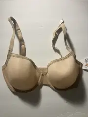 New Calvin Klein Women's Lightly Lined T-Shirt Bra , Nude , 32DD MSR$38
