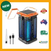 Solar Bug Zapper Waterproof LED Mosquito Trap for Outdoor & Indoor Use