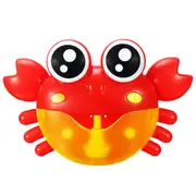 Crab Bubble Machine Musical Bubble Blower Maker Bath 7ful Light Music Baby Kid
