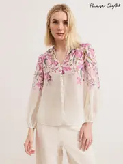 Phase Eight Pink Gisela Floral Blouse (W22760) | $125