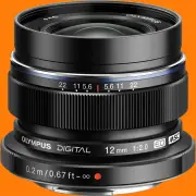 Olympus M.ZUIKO DIGITAL ED 12mm f2.0 Lens Black - Brand New