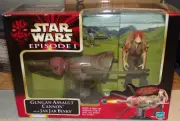 Star Wars Gungan Assault Cannon With Jar Jar Binks Episode 1 MISB
