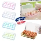 15 Grid Fridge Egg HoldNV Case Box Organizer Tray Refrigerator Storage Container
