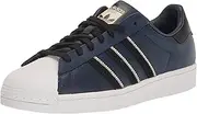 [adidas Originals] Men's Superstar Discontinued Sneaker, Night Indigo/Black/White, 4.5