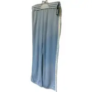 Art Class Unisex Kid Size XXL. Light Blue White Stripe Pockets Flare Track Pant