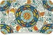 Sattva Multipurpose Printed Laptop Table | Study Table | Bed Table | Foldable and Portable | Wooden Table | Writing Desk | Portable Non Slip Legs Table_Symbol Mandala