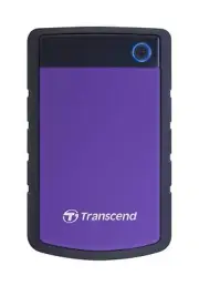 Transcend 4TB StoreJet 25H3 USB 3.1 Purple Hard Drive w/ Shock Protection