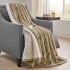 NEW Serta Perfect Sleeper Reversible Heated Throw Luxurious Plush/Sherpa
