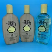 Sun Bum Original SPF 70 Sunscreen Lotion, Vegan with Vitamin E 8oz + Cooldown