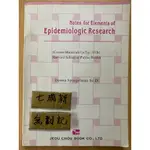 NOTES FOR ELEMENTS OF EPIDEMIOLOGIC RESEARCH