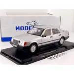 【模型車藝】1/18 MODEL CAR GROUP(MCG) MERCEDES-BENZ E系 300E(W124)銀