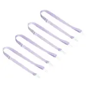 4 Pcs Shoulder Strap Adjustable Swivel Clips Hooks Buckle Slide, Purple