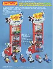 Matchbox original promo leaflet "Disney series" Stockings USA 1981