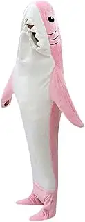 [bondoo] Shark Blanket,Wearable Plush Animal Sleep Bags - Shark Cosplay Costume Sleeping Bag Soft Cartoon Pajamas for Women Girls Kids
