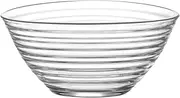 [LAV] Derin Glass Serving Bowl - Clear Nesting Kitchen Mixing Bowls - 300ml - 12cm