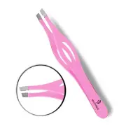 Professional Beauty Eyebrows Tweezers Slant Pointed Tip Stainless Steel Tweezers