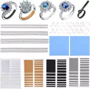 103-Piece Ring Sizer Adjuster Set with Size Tool and Polishing Cloth