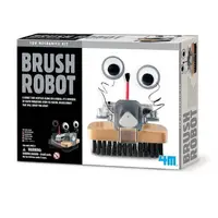 在飛比找PChome24h購物優惠-【4M創意玩具】毛刷怪機器人 Brush Robot 科學探