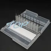 5PCS 0.8mm Mini Micro Carbide steel Engraving Drill Bit PCB Press CNC Dremel