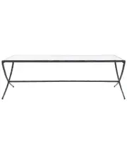 Safavieh Couture Debbie Rectangle Metal Coffee Table