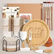 House Warming Gifts New Home,Housewarming Gifts for New House, Housewarming Gift,Housewarming Gift Baskets for Couple,New Home Gifts for Home,Home Sweet Home Serving Board Coasters for New Home Couple