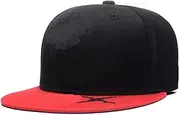 [Quanhaigou] Anime One Piece Character Cosplay Snapback Hat Skull Skeleton Baseball Cap Black