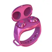 Wrist Type Lightweight Watch Design Charge Case BT 5.0 In-ear TWS Earbud HeadsetTWS Bluetooth 5.0 Headset Wireless Earphone PINK