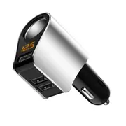 Car Multi-Functional Three Usb Charger Adapter 3 In 1 Fast Charger