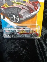 2011 Hot Wheels #28 New Models 28/50 BUZZERK Red/Gray Variant w/Chrome OH5 Spoke