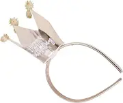 VICASKY Crown Hair Hoops for Girls Birthday Headband Party Hair Accessory Delicate and Random Style