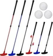 Leyndo 3 Set Golf Putter Set for Men Women Two Way Mini Adjustable Length Putter with 3 Golf Balls for Right or Left Handed Golfers