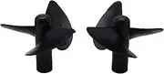 Peakloong RC Boat Spare Parts Propeller Set for 2011-5 Fishing Tool Bait Boat Fish Finder Ship Part Positive & Reverse Propeller,2 Pcs