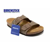 在飛比找蝦皮購物優惠-Birkenstock 拖鞋,帶兩扣咖啡色油蠟 34-43。