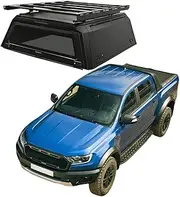 ATATNK 4x4 Pickup Aluminum Canopy Foldable Truck Hard Top Canopy Truck Tonneau Cover Seal Truck Cap Compatible for Ranger Raptor Car Truck Topper Bed Canopy