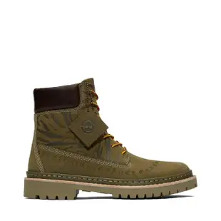 【Timberland】女款葉綠色聯名款皮革Timberloop6吋靴(A66KUA58)