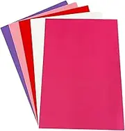 DJP 160gsm A4 Valentines & Mothers Day Coloured Assorted Card Crafts Pack - 50 Sheets