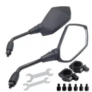 Semimo Universal Bike Mirror Handlebar Mirror Large Field of View 10mm P