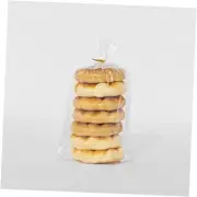 Lesibag 8 x 12 Inch Mirco Perforated Bread Bags, 100 Clear Plastic Bakery Bags