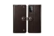 For Samsung Galaxy S20 Ultra Case Genuine Leather Luxury Wallet Case Brown
