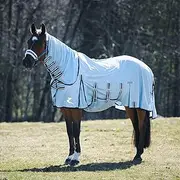 Horze Freja Combo Fly Sheet (No Fill), Size: 63, Color: Light Blue