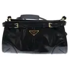 PRADA Soft Look Shoulder Bag Small Diagonal Bag Shoulder Bag Handbag Black Gold