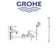 【 麗室衛浴】殺很大 德國GROHE EUROSTYLE系列 單槍面盆龍頭 + 淋浴龍頭組 + 滑桿